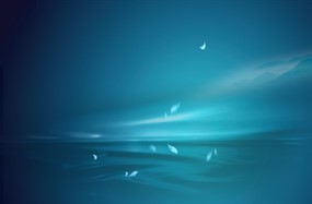 蓝色质感背景图PSD